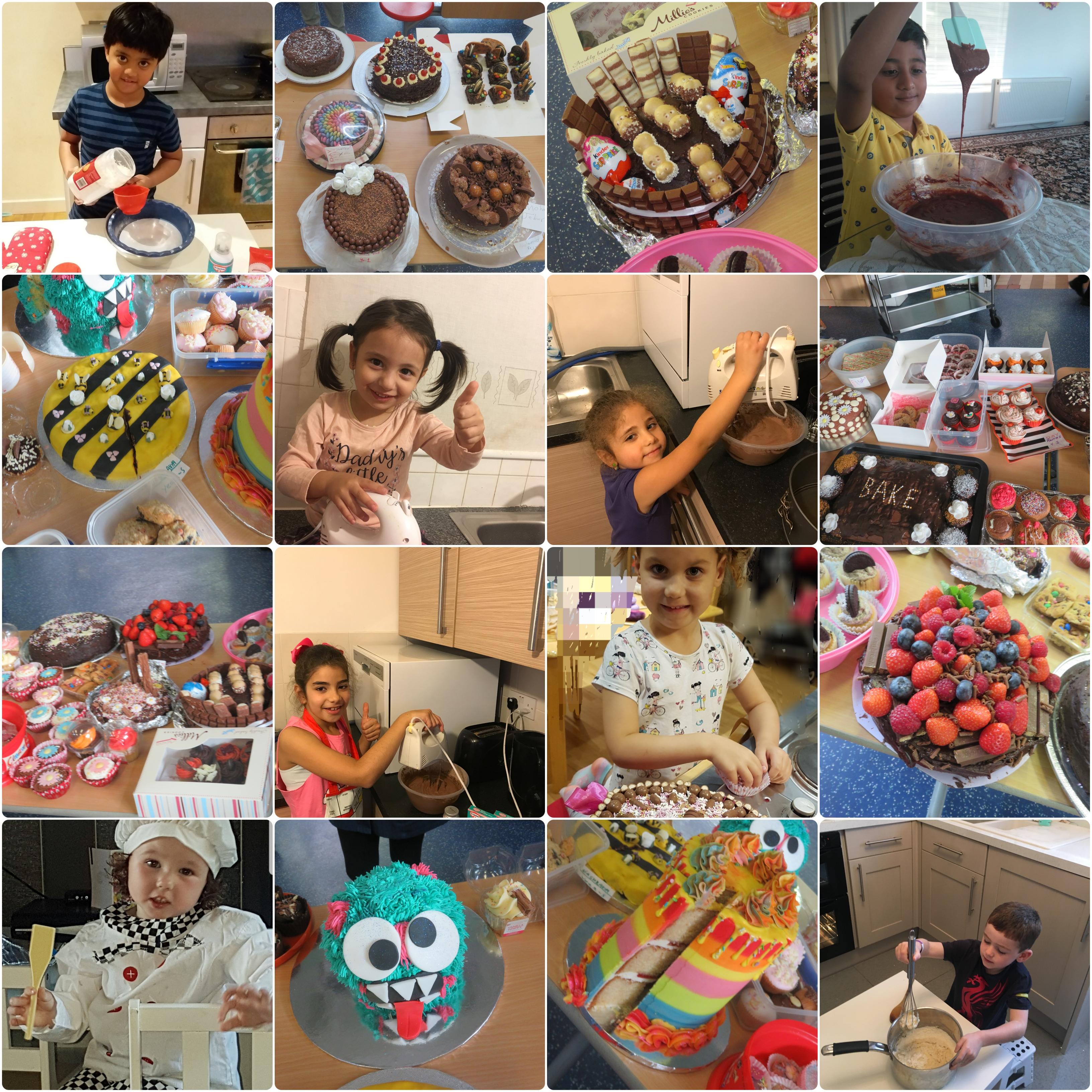 Some of last year's amazing cakes and their bakers
